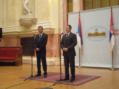 13 August 2012 National Assembly Speaker receives the Speaker of the National Assembly of the Republic of Srpska
